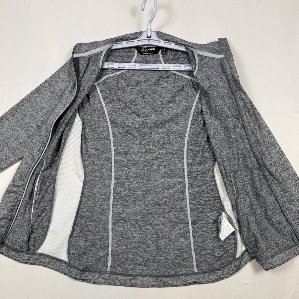 Sunice PGA Championship Golf Jacket Women Small Full Zip Athletic Heather Gray - Picture 2 of 10